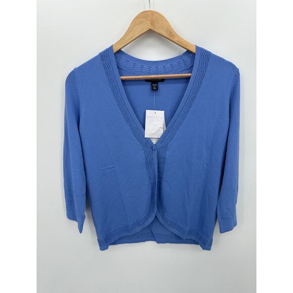 Lands' End Womens Two Piece Set Size XS Knit Cardigan Tee and Sweater NWT - Picture 2 of 8